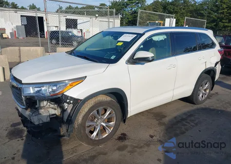 2015 Toyota Highlander Xle from USA, damaged, VIN 5TDJKRFH9FS154289